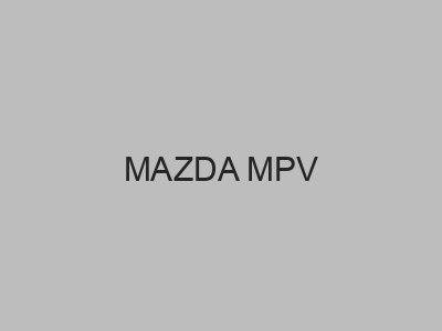 Enganches económicos para MAZDA MPV